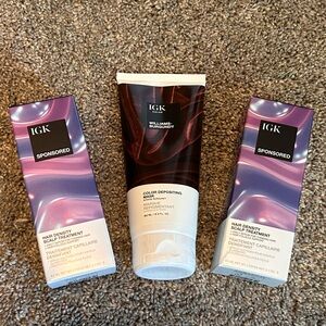 IGK Hair Density Scalp Treatment and mask